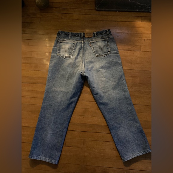 Vintage LEVIS 619 Orange Tab Blue Jeans - Picture 2 of 7